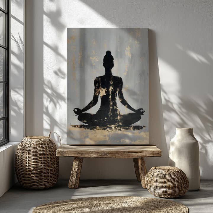 Inner Radiance Canvas - gouden accentafwerking voor wholesale door Artsriver