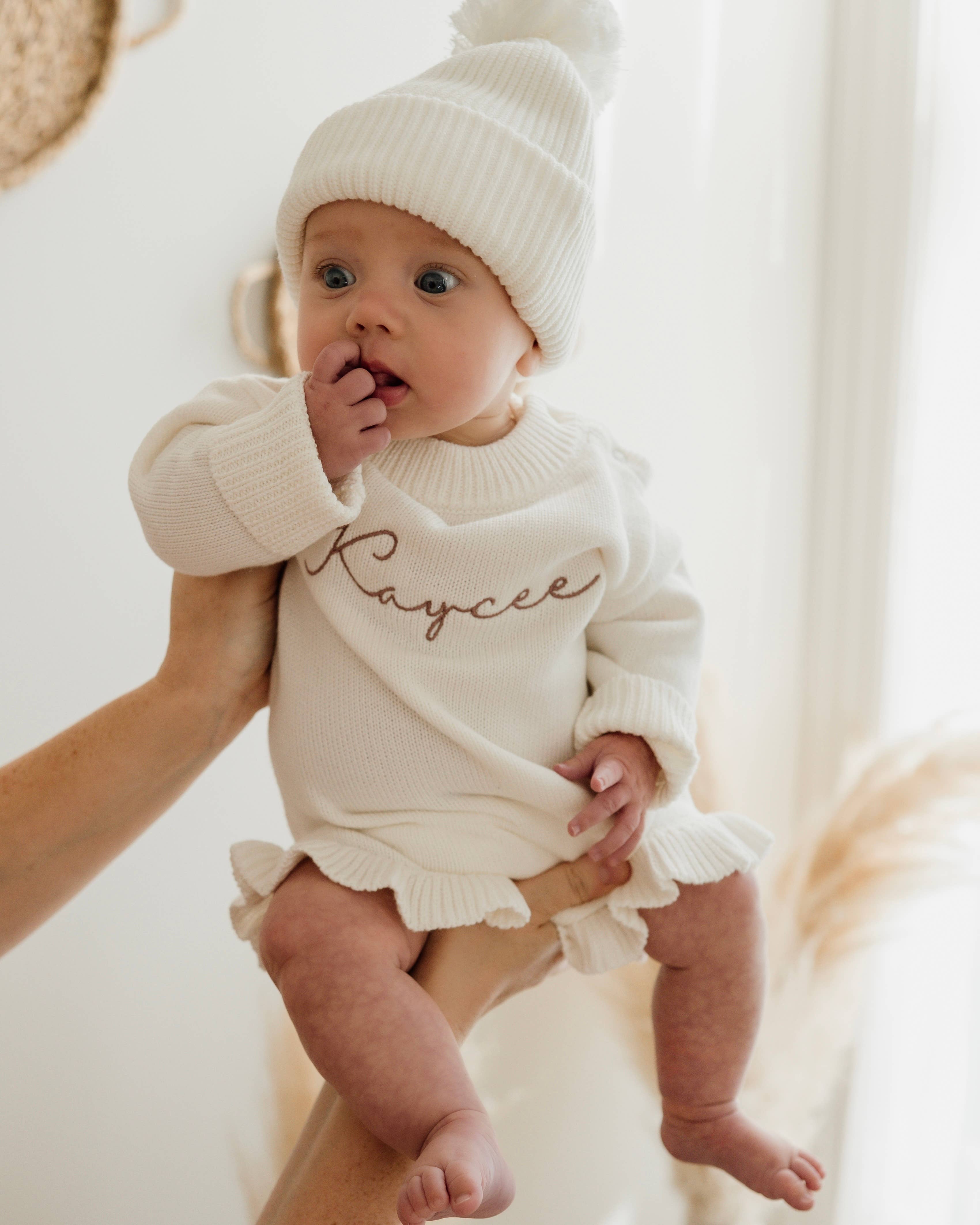 Pine Kids - Venta al por mayor Peto - Bebés - Mono de punto con volante en las piernas - Nube1