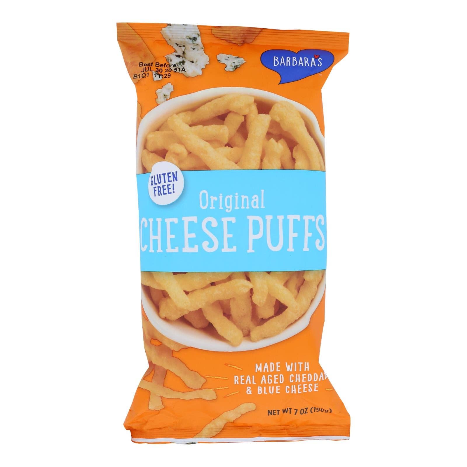 Ware Spark - Wholesale Puffed Snack - Barbara's Bakery - Baked Cheese Puffs - Original - Case Of 12 - 7 Oz.0