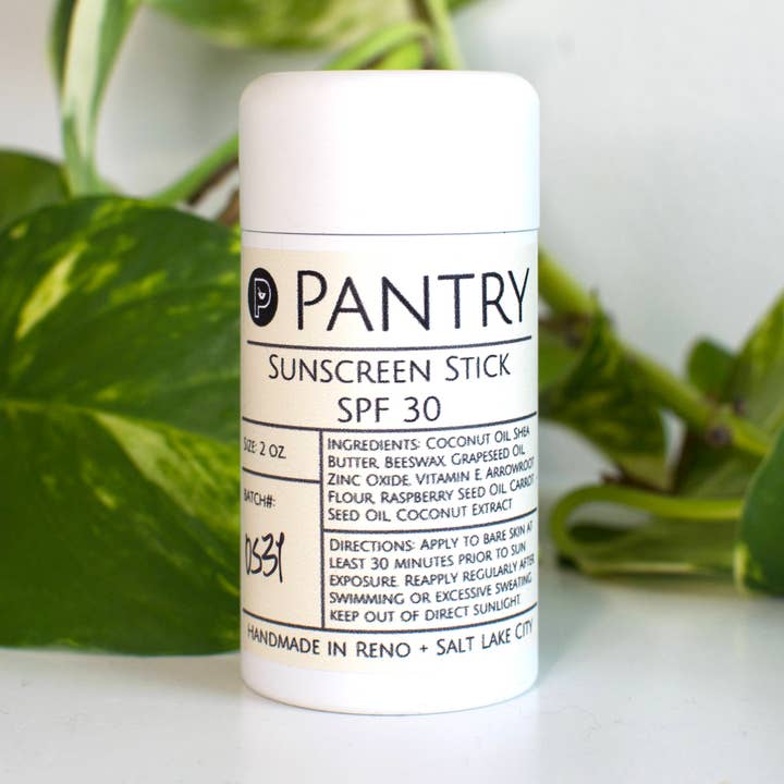 Pantry Products - Skin, Body, + Wellness - Wholesale Sunscreen - Natural Mineral Sunscreen SPF 30 - Summer Sun Protection0