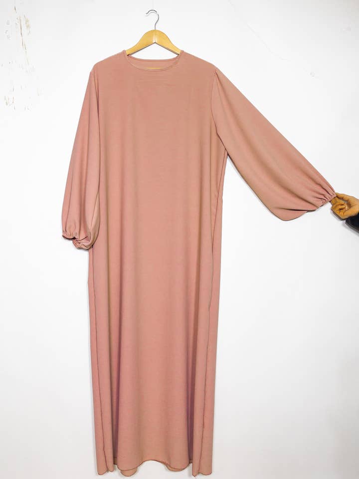 Medina silk abaya dress 2370pk for wholesale by IDEAL OUTFIT