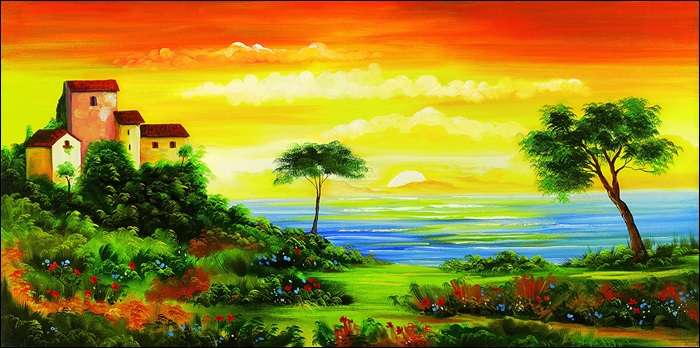 Migneco & Smith - Wholesale Kunstprint - Gianola Mt. - Landschap tijdens zonsopgang0