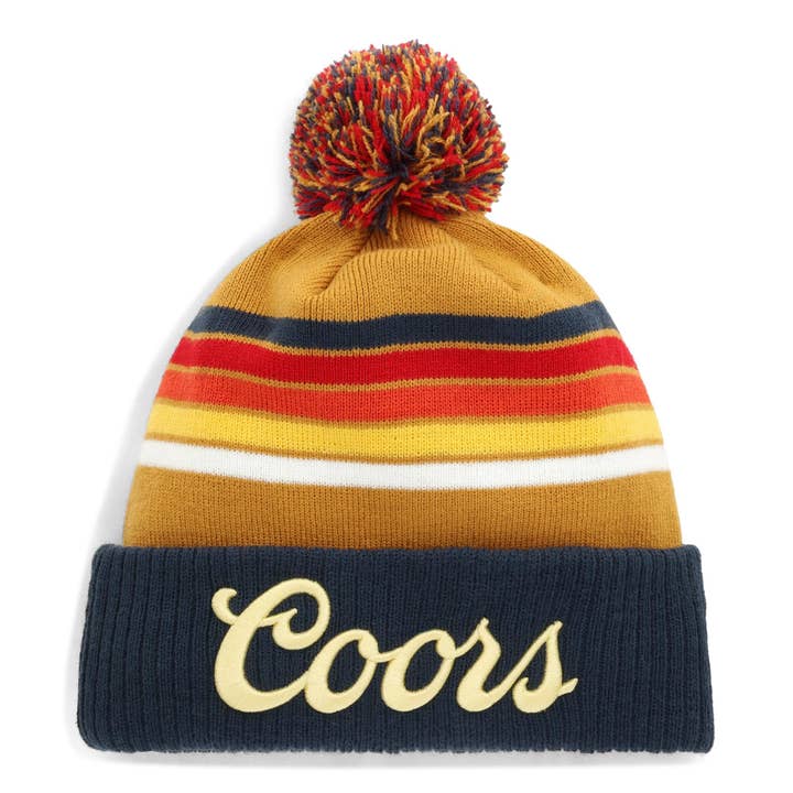 Beanie - Coors Banquet x YoColorado Recycled in Navy for wholesale by YoColorado