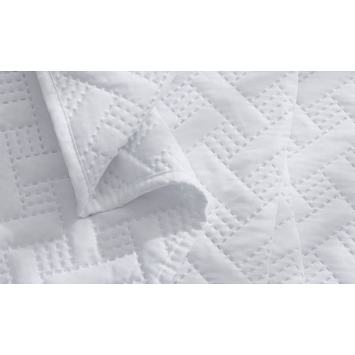 Bed Bath Fashions - Wholesale Bedding Set - Dan River 3 Piece Basket Pinsonic Quilt Set34