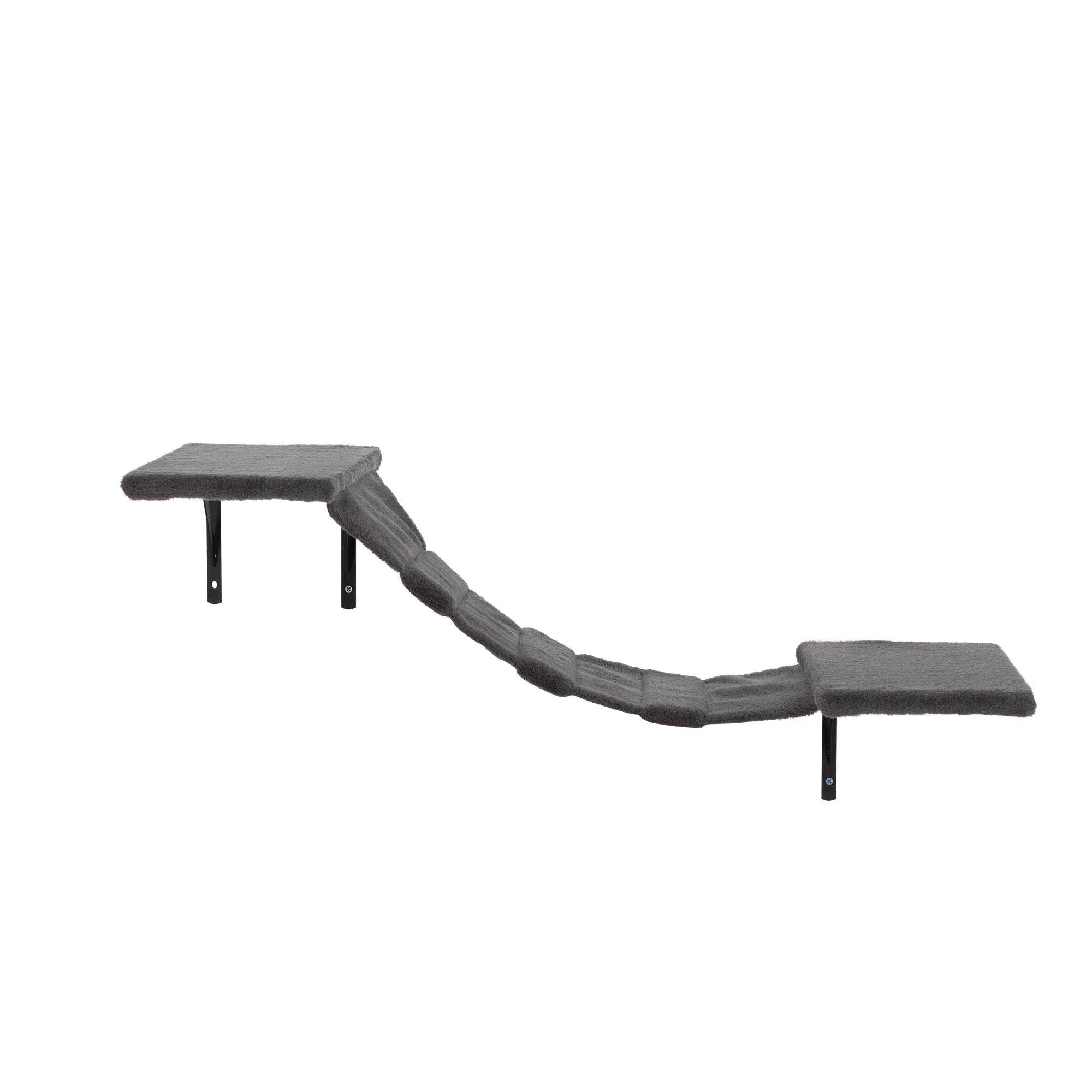 Hard Rock Health Stores - Wholesale Pet Scratcher - Cat - 5 Pcs Wall Mounted Cat Climber Set;  Floating Cat Shelves and Perches;  Cat Activity Tree with Scratching Posts;  Modern Cat Furniture32