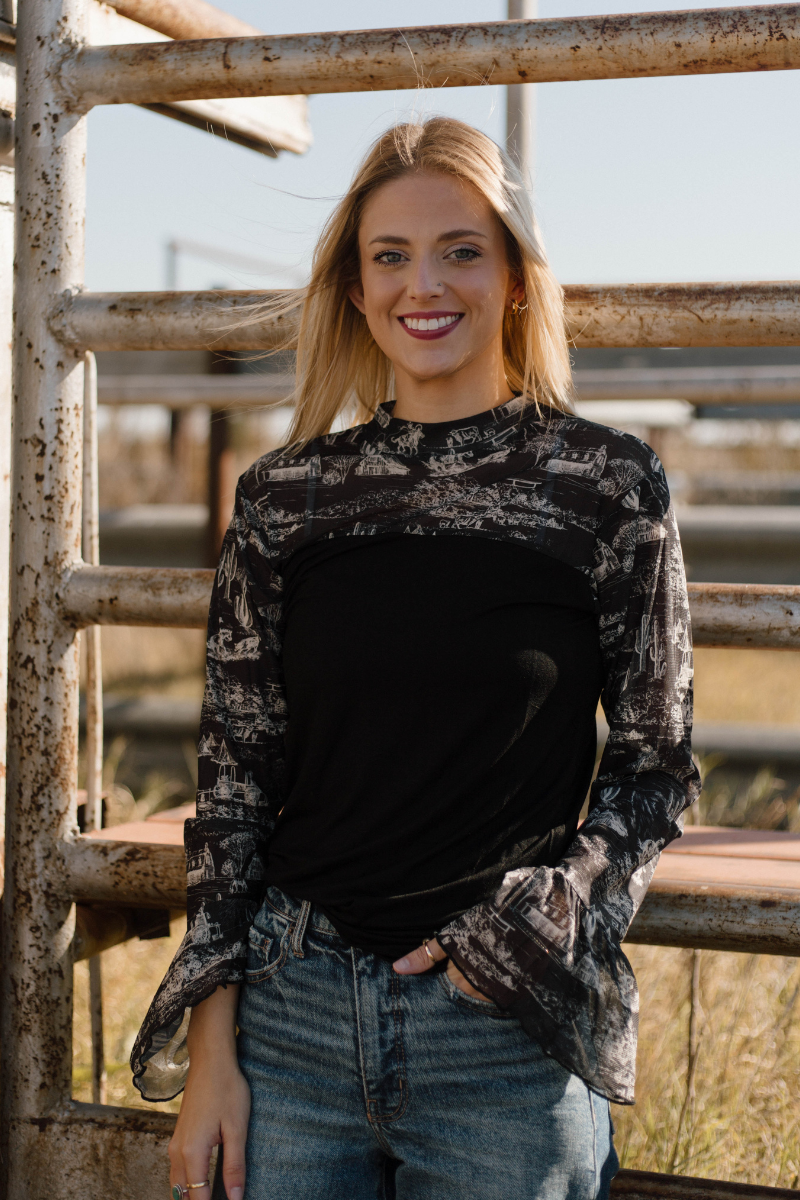 Sterling Kreek - Wholesale Blouse - Women's - Homestead Toile Top6