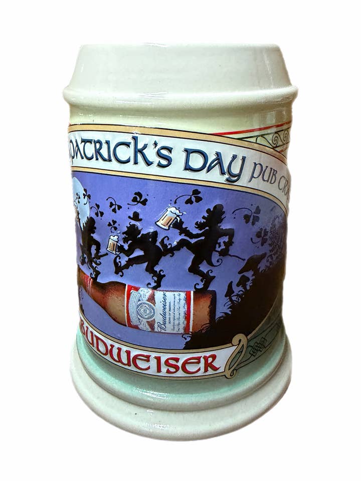 Budweiser St. Patrick's Day Kneipentour Krug für den Großhandel von CBE Inc