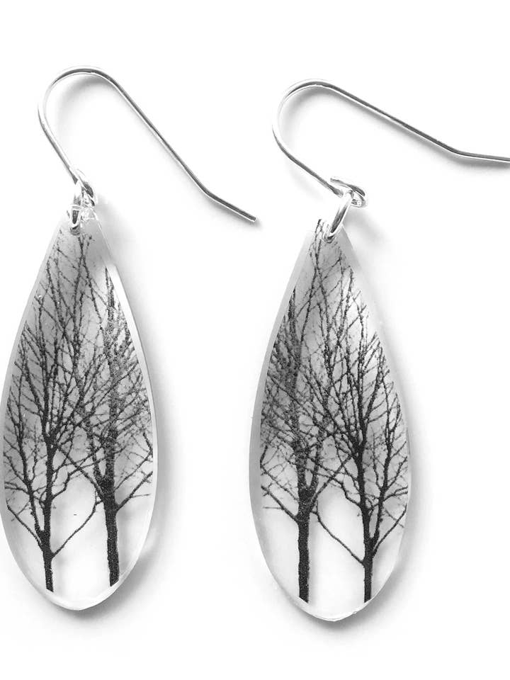brincos Drip Trees por atacado de Black Drop Designs