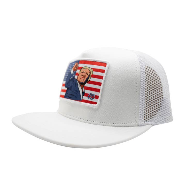 Chance Outdoors - Wholesale Flat Brim Cap - Men's - LIMITED EDITION Patriot Trump Hat