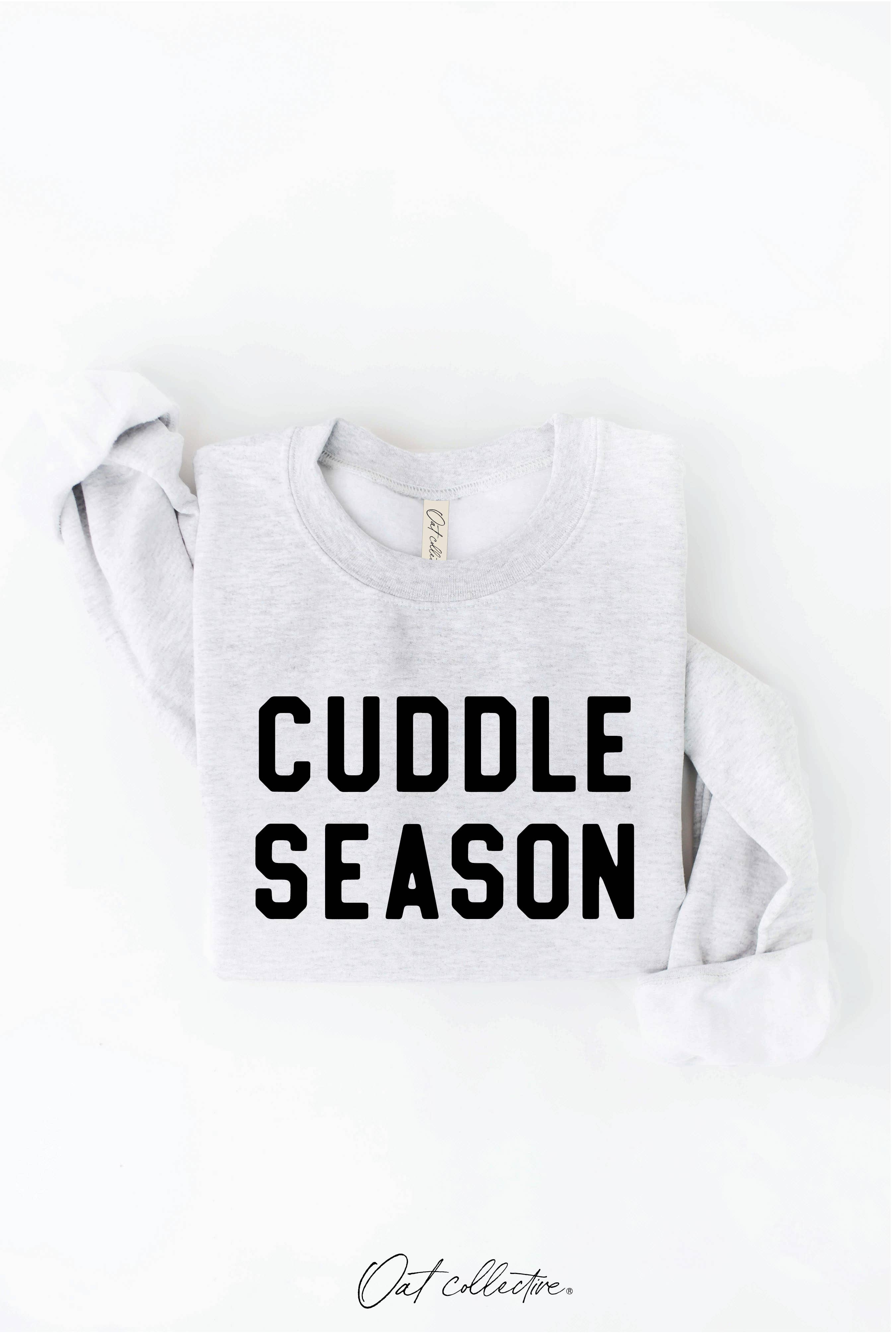 OAT COLLECTIVE - Wholesale Graphic Sweatshirt - Women's - CUDDLE SEASON Graphic Sweatshirt 4