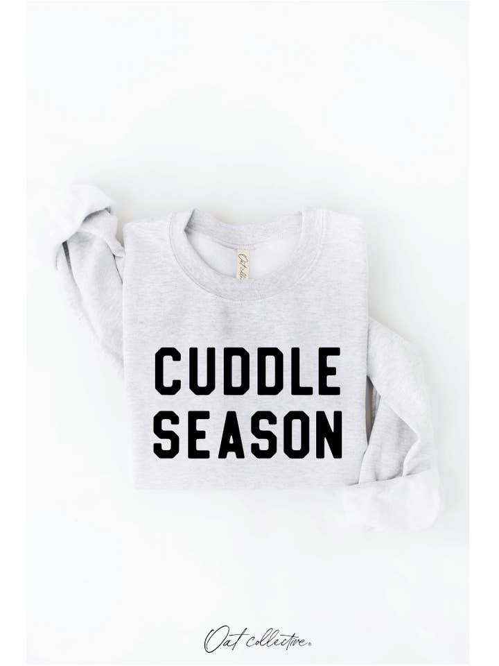 OAT COLLECTIVE - Wholesale Graphic Sweatshirt - Women's - CUDDLE SEASON Graphic Sweatshirt 4