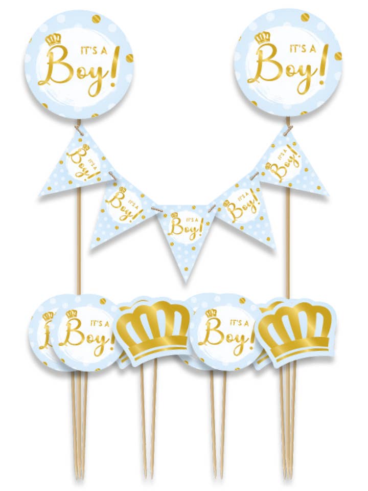 Cake decorations - It's a boy for wholesale by PD Party