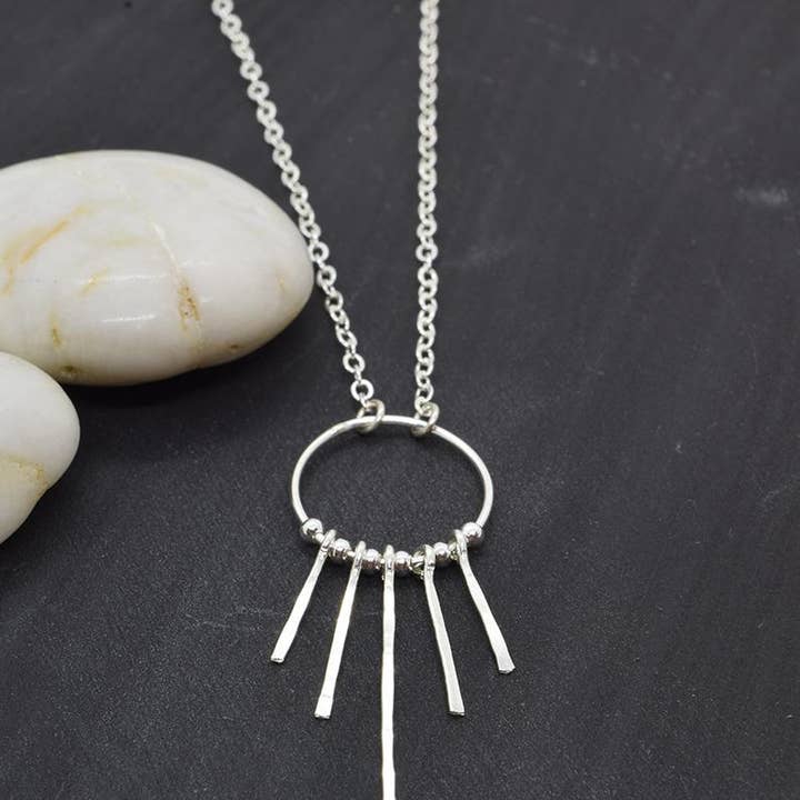 Lakota Silver Necklace for wholesale by Cloverleaf Jewelry