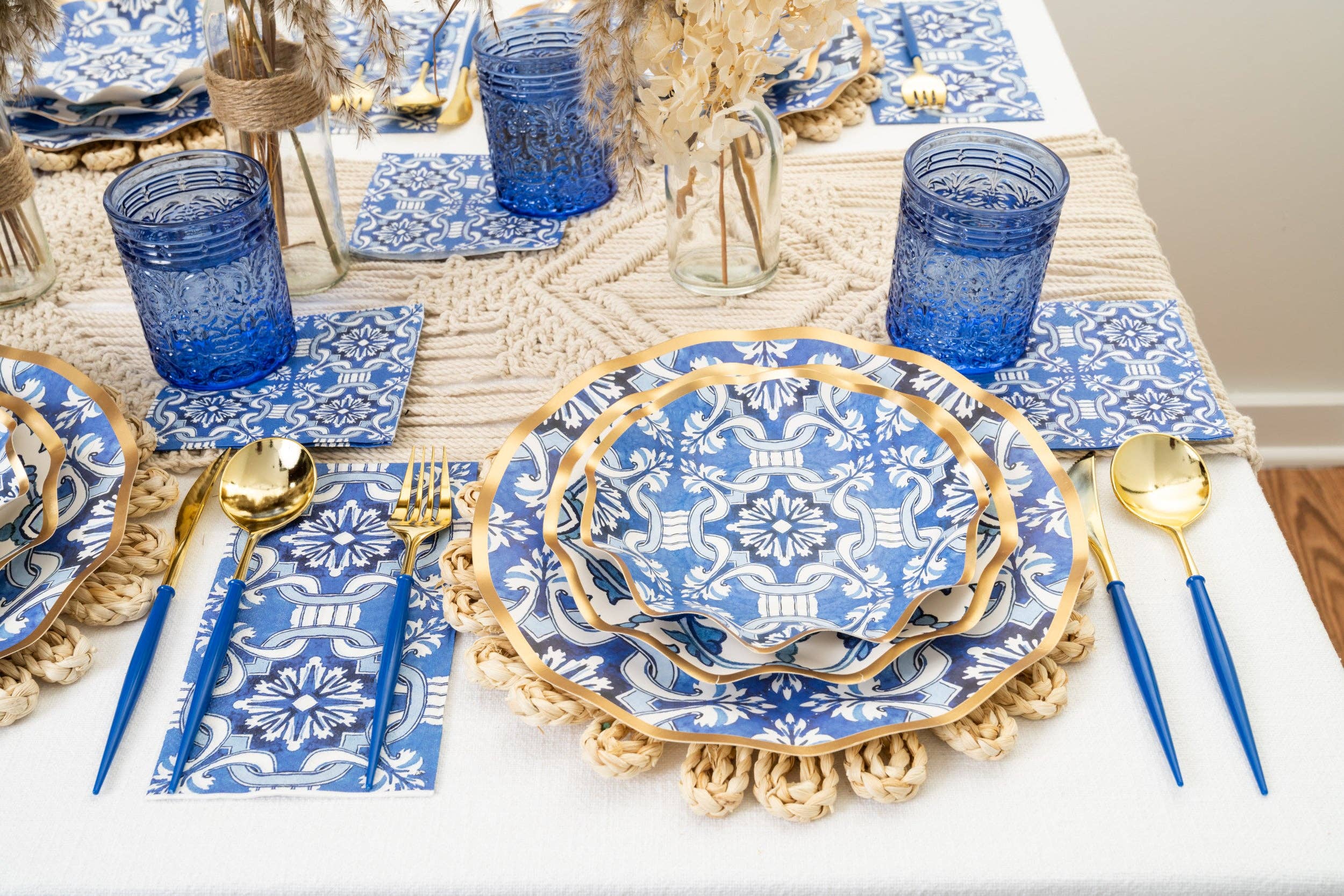 Sophistiplate - Vente Serviettes jetables - Serviettes en papier "Nuits marocaines" pour cocktail/20 unités10