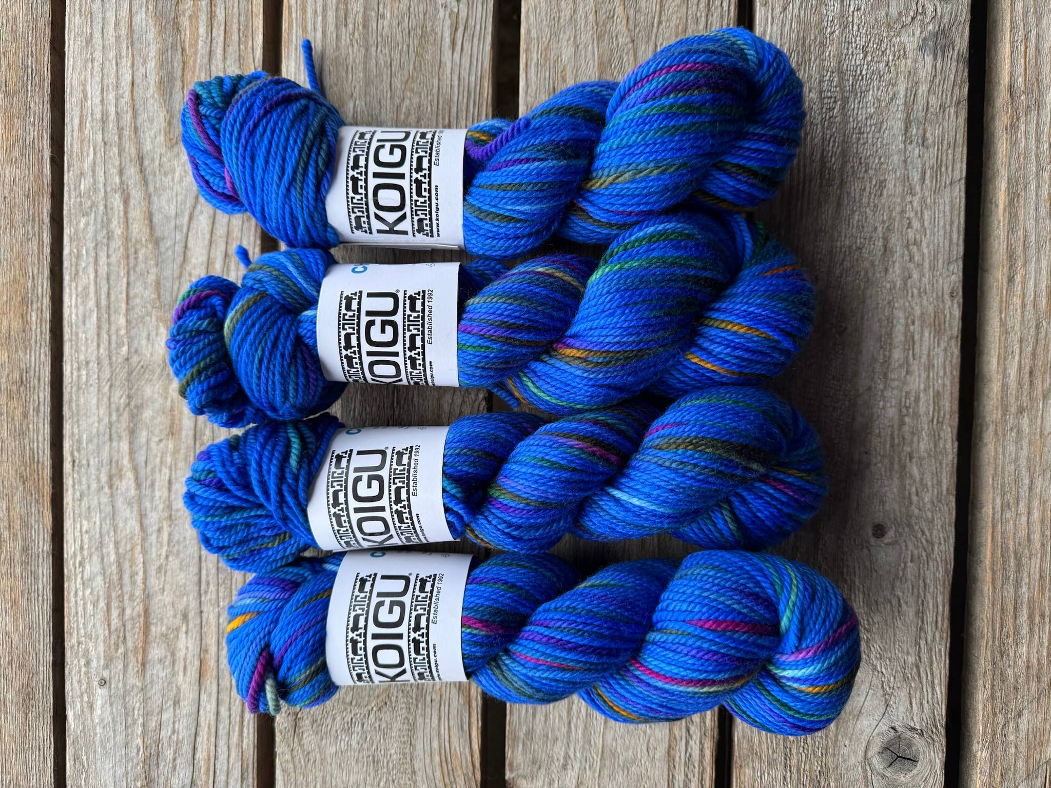 Koigu Wool Designs - Wholesale Yarn - Chelsea Aran Merino Yarn -group B8