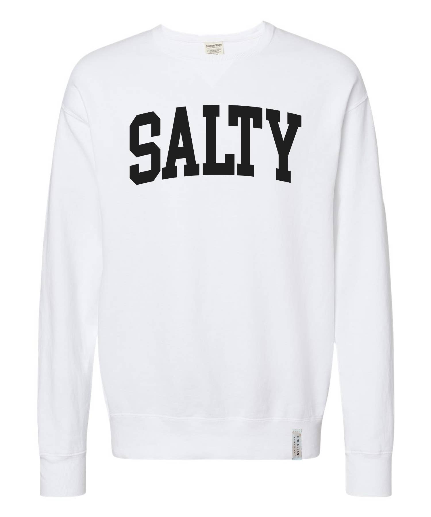 One Ocean Apparel Co.. - Wholesale Graphic Sweatshirt - Unisex - SALTY Crewneck - CUSTOM COLORS3