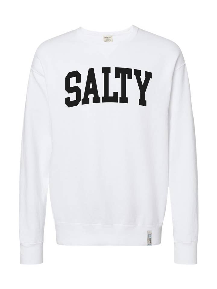 One Ocean Apparel Co.. - Wholesale Graphic Sweatshirt - Unisex - SALTY Crewneck - CUSTOM COLORS3