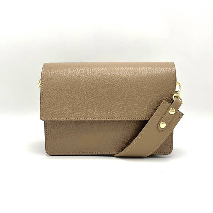 Suie Valentini srl - Wholesale Shoulder Bag - Women's - Genuine leather shoulder bag, Made in Italy, art. 11254013