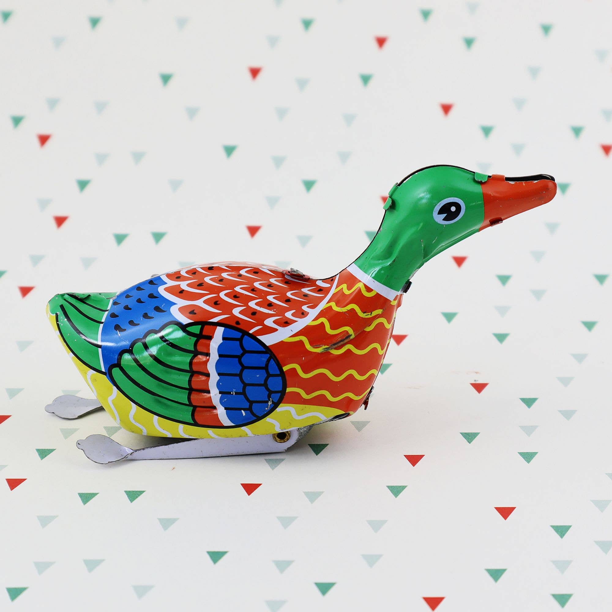 Tribal Trade GmbH - Wholesale Wind-Up Toy - Kids - Tin toy duck 1 tin duck8