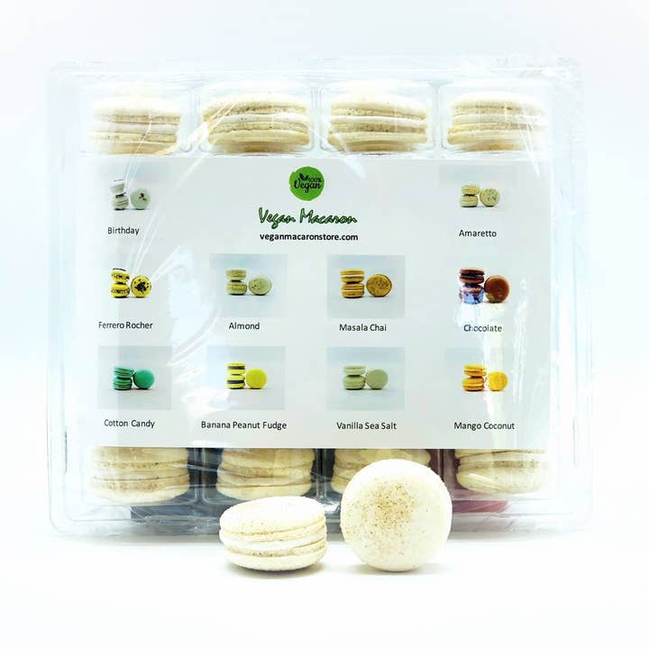 Wholesale Snickerdoodle Vegan Macarons | Available in 24 & 48 Pack | A great addition for your bakery establishment or your next party for wholesale by macaron centrale