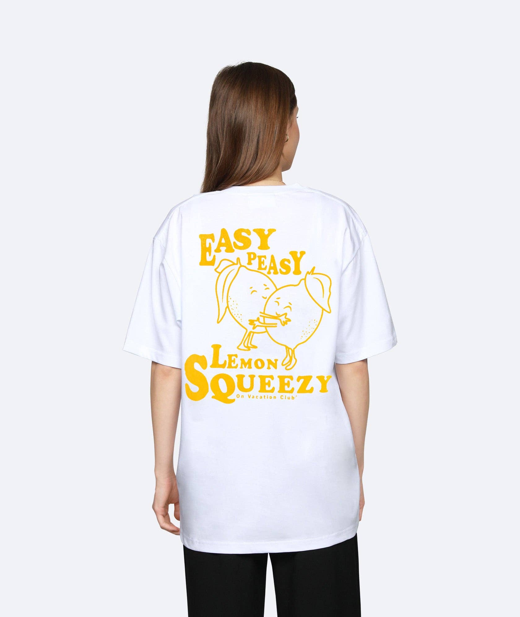 Hvid Lemon Squeezy T-shirt - hvid for engroshandel på Faire2