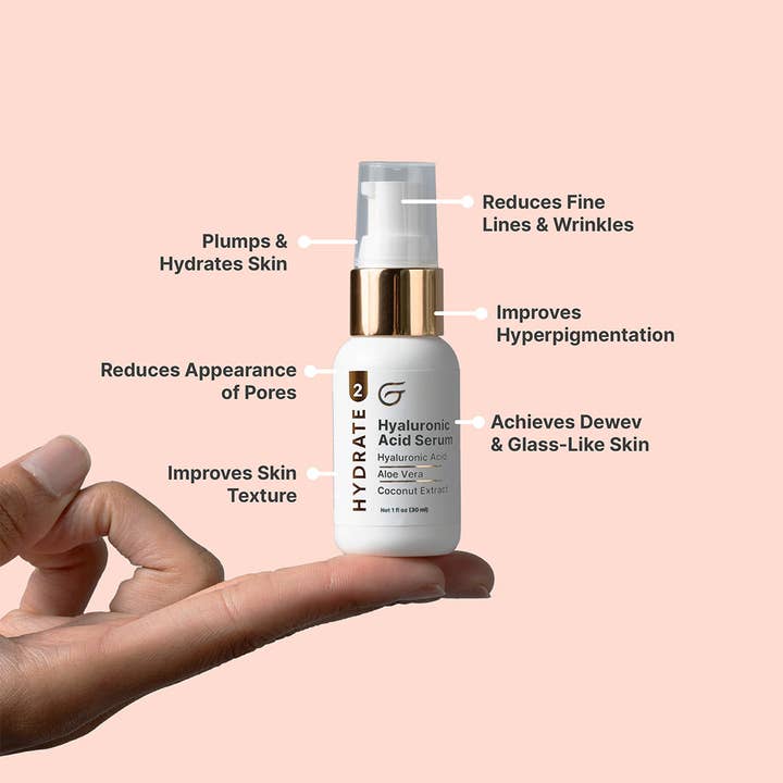 Groomie Hers - Wholesale Facial Serum/Concentrate - Hydrate - Hyaluronic Acid Serum