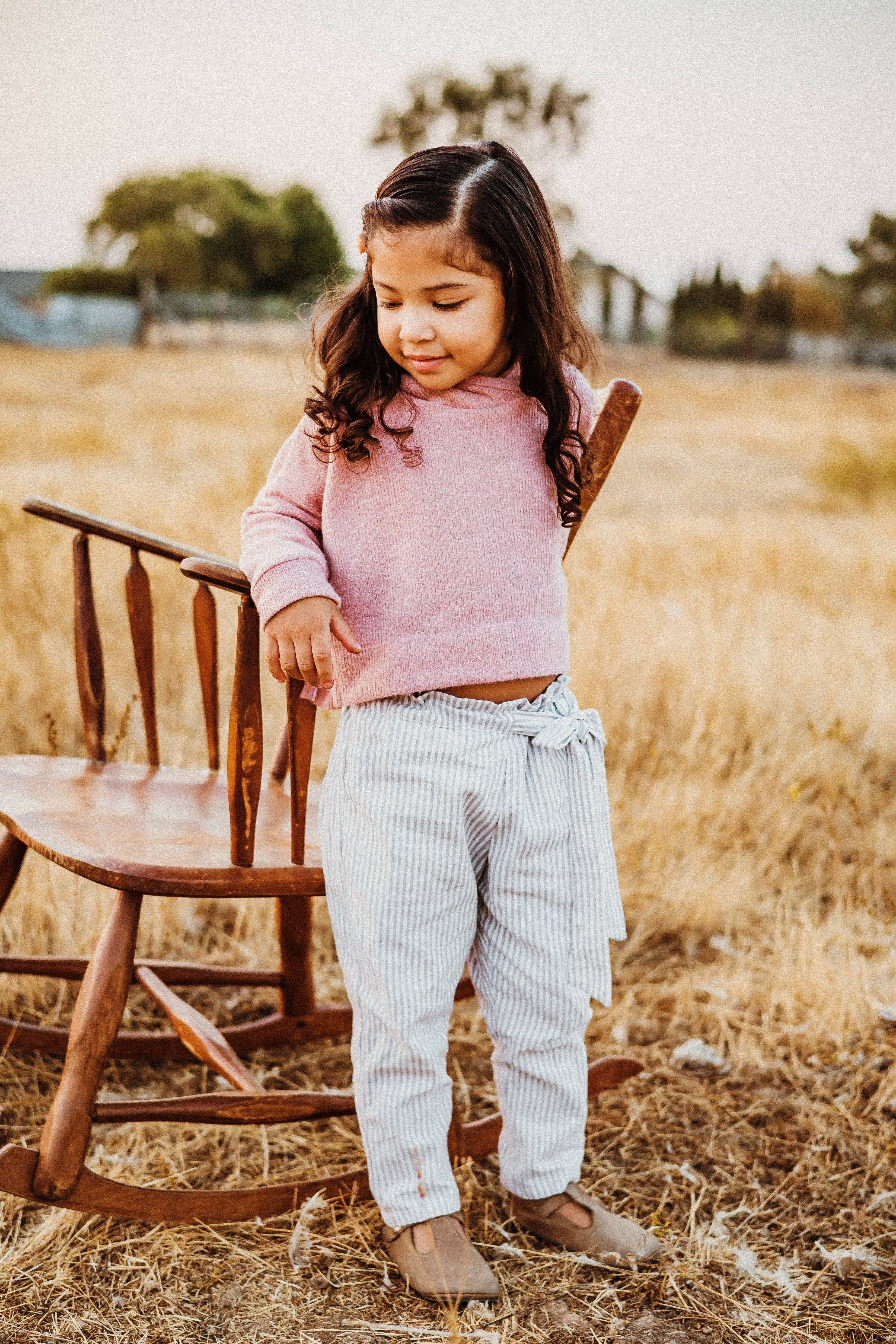 Tate & Adele – wholesale Byxor – Barn – Elsie papperspåse midjebyxa med knytband4