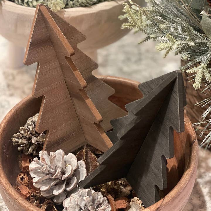 Collins Painting & Design - Wholesale Christmas Decoration - FR-3701 - Lrg. Wood Wash Christmas Puzzle Tree