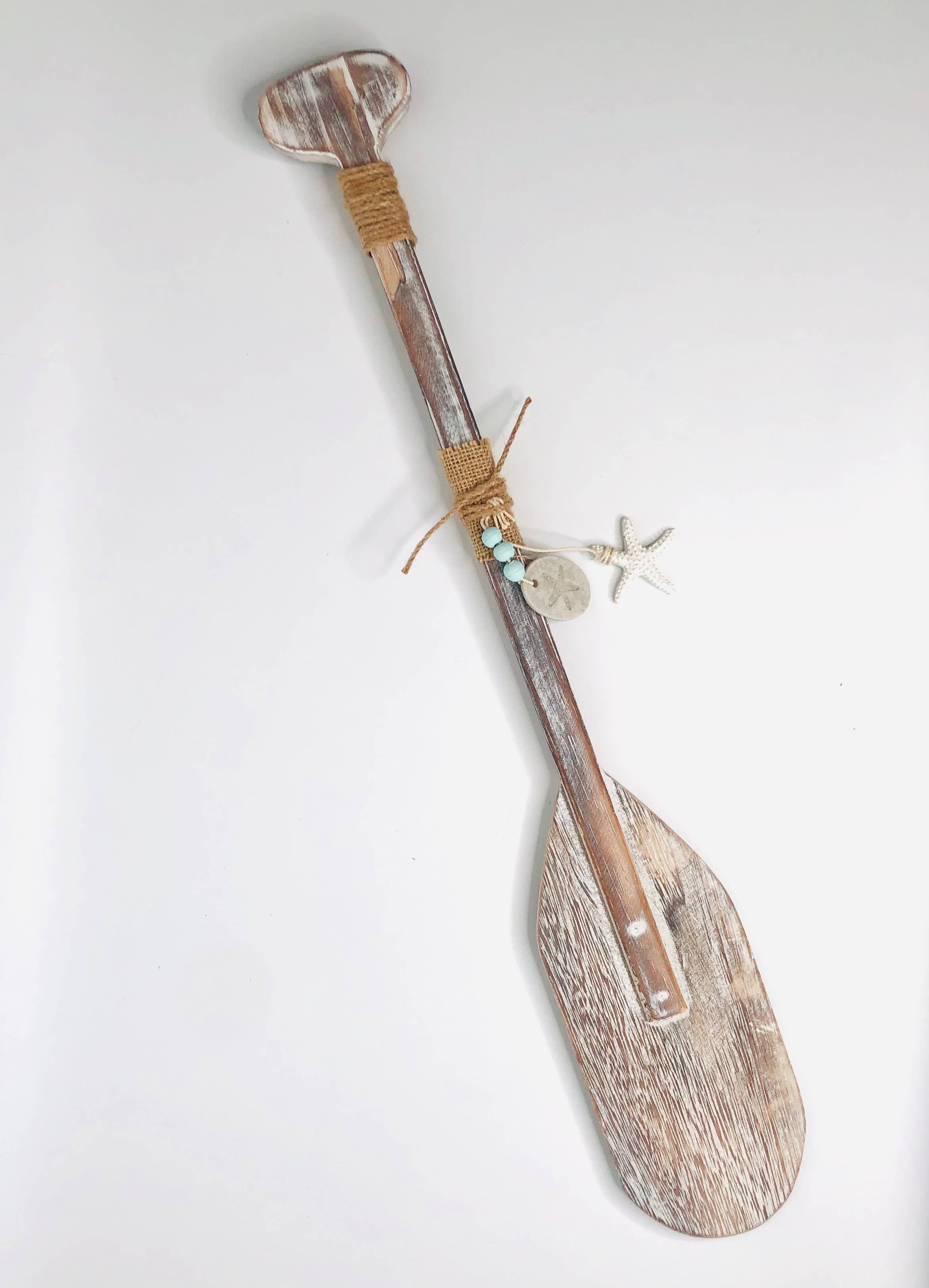 GreenWave - Wholesale Wall Accent - wooden nautical rustic decor paddle oar3