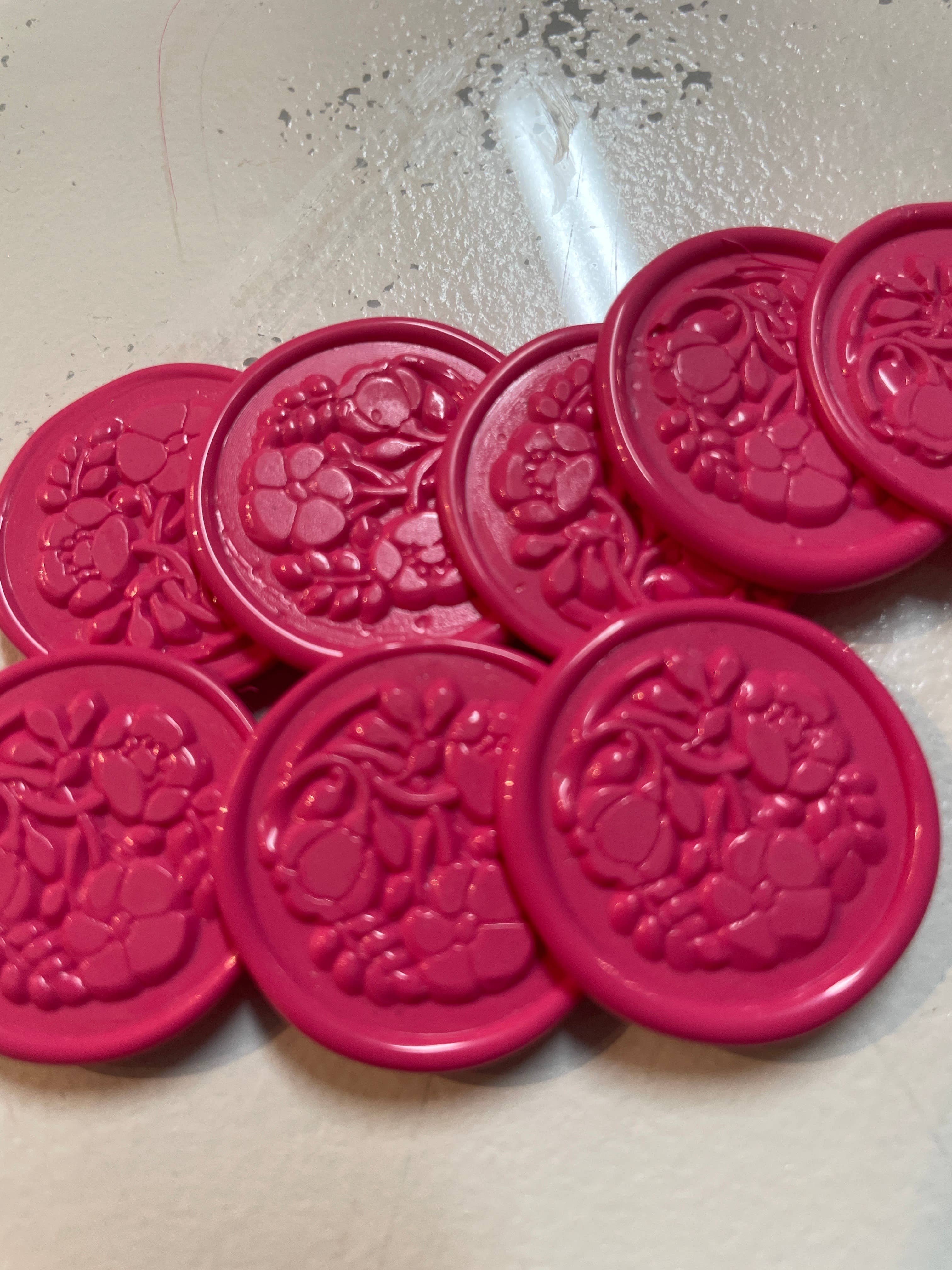The Stylish Scribe - Wholesale Sealing Wax - Floral Wax Seal Stickers3