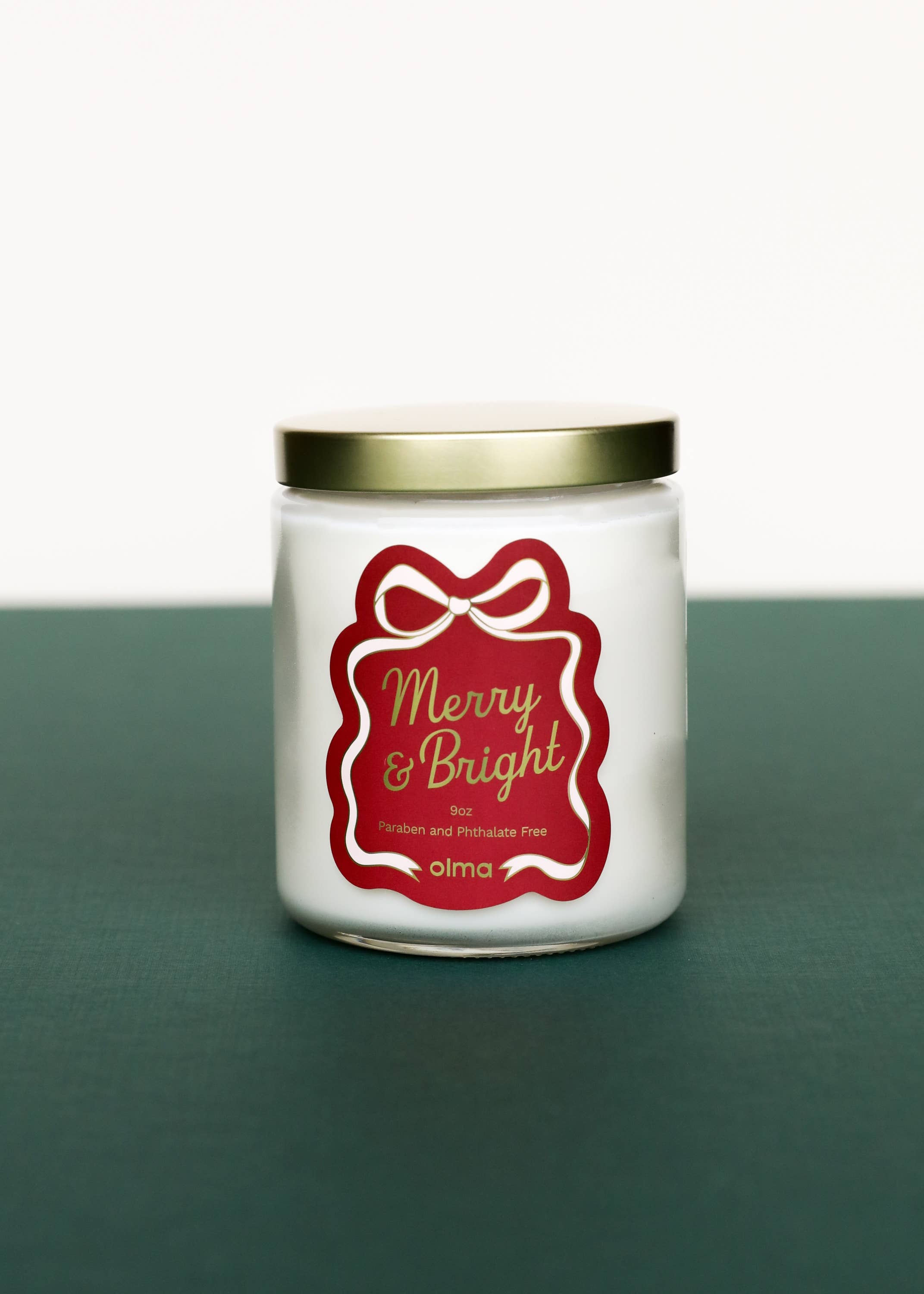 JaxKelly Candles - Wholesale Jar/Filled Candle - Merry & Bright - Holiday Christmas Candle - 9oz Clear 3