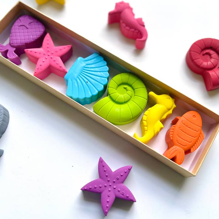 Mermaid Crayons Gift Box for wholesale by KagesKrayons