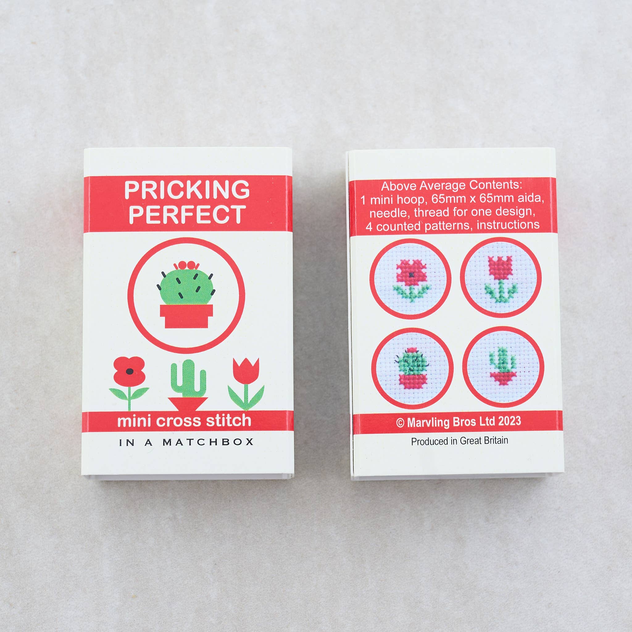 Marvling Bros Ltd – wholesale Embroidery/cross-stitch supplies – Pricking Perfect Hoop Cross Stitch Kit4