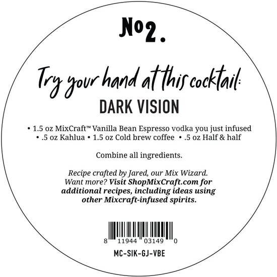 MixCraft – wholesale DIY Drink Kit – Infusionssats för vaniljbönor Espresso4