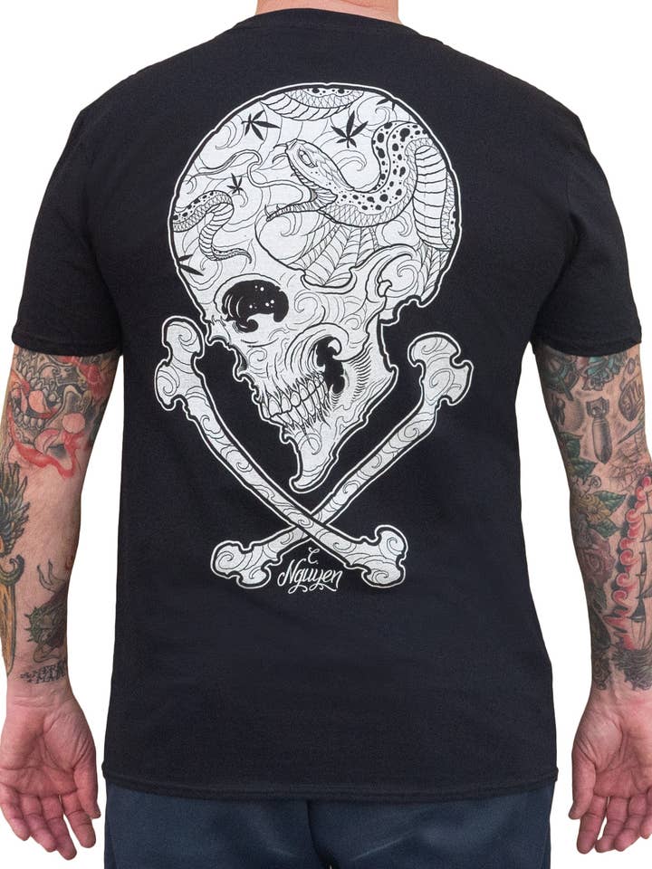 Sacred Skull - Men's Graphic Tee for wholesale by Black Market Art