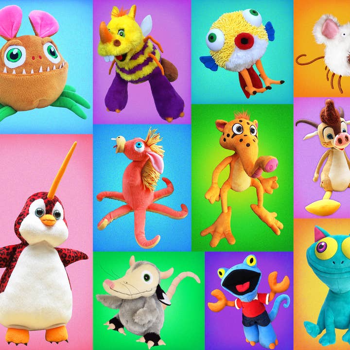 Mutasia - Wholesale Stuffed/Plush Toy - Kids & Baby - Happy Nib Plush (Piranha-Mouse-Spider)