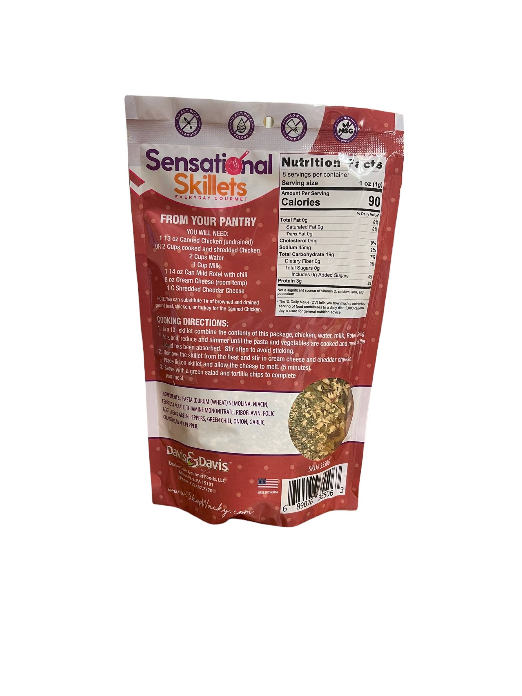 Davis & Davis Gourmet Foods – Engroshandel Tørret krydderiblanding – Weeknight Tex Mex Skillet1