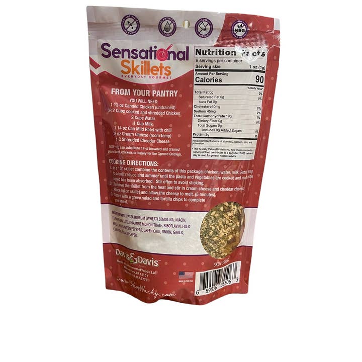 Davis & Davis Gourmet Foods – Engroshandel Tørret krydderiblanding – Weeknight Tex Mex Skillet1