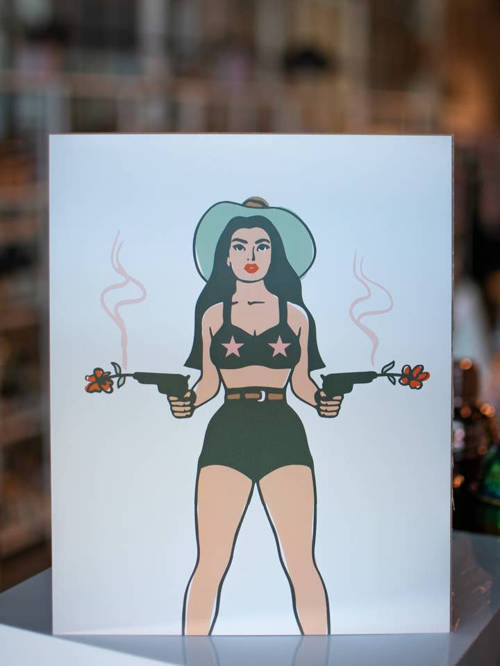Girl Riot Society Art Print - Angelina for wholesale by Girl Riot Society by Mosaic Makers Co