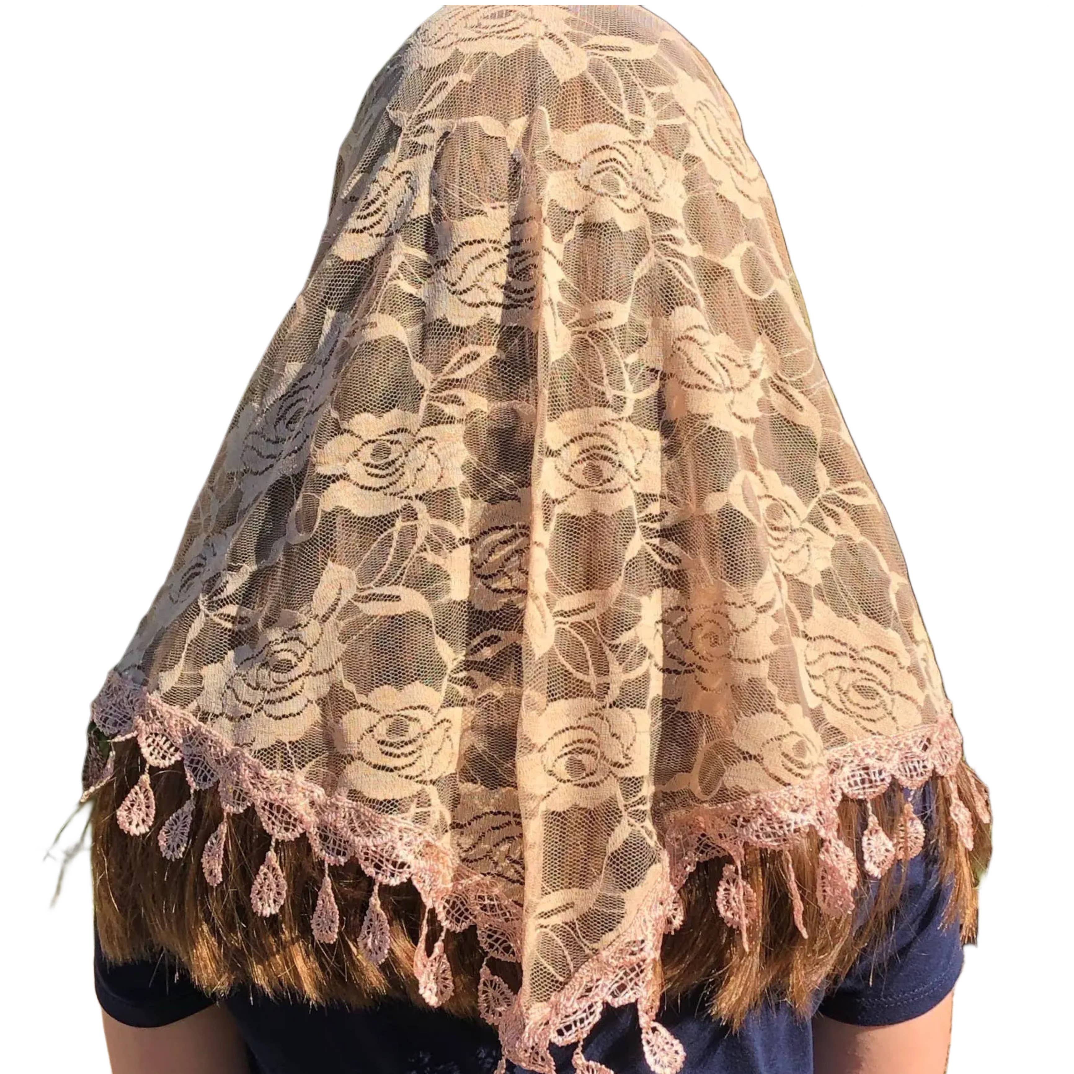 Oremus Mercy - Wholesale Veil - Women's - Veil ~ St. Claire of Assisi - BEIGE2