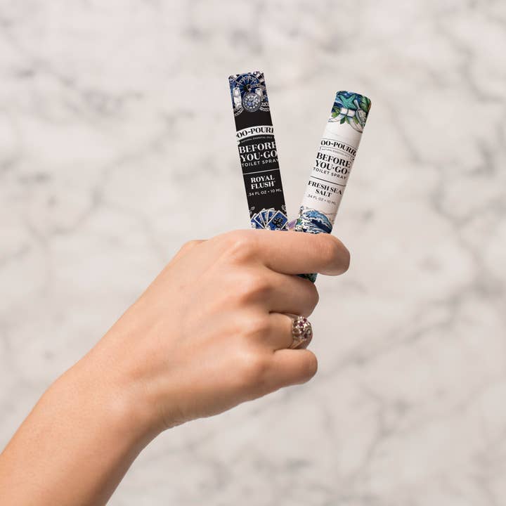 ~Pourri - Wholesale Toilet Spray - Poo~Pourri On-The-Go Bundle 10mL Travel Size, 60 units