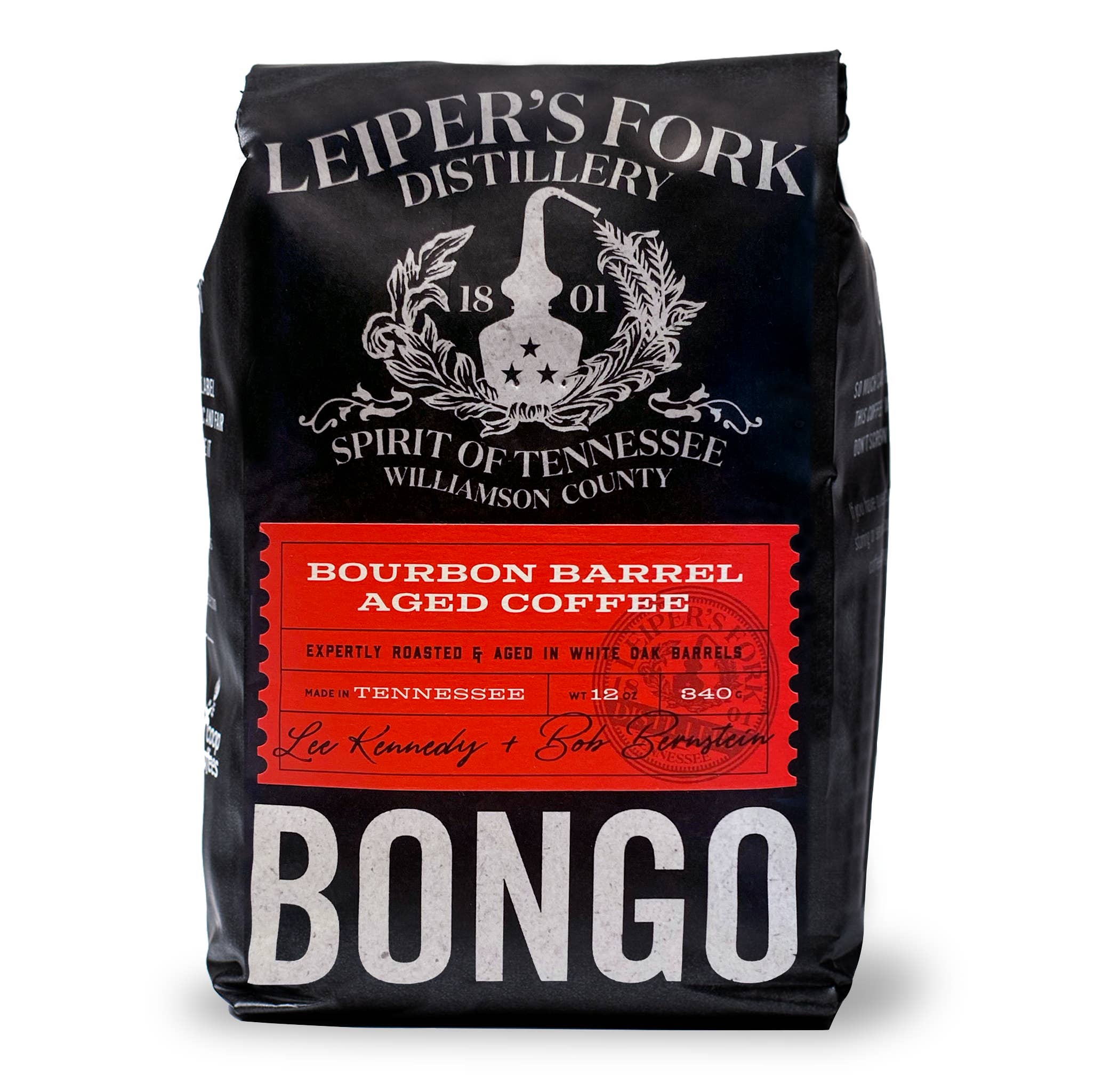 Bongo Roasting Co. - Wholesale Coffee beans - Leiper's Fork Bourbon Barrel Aged Coffee