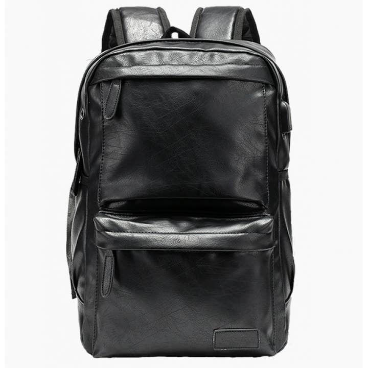 Casual Leather Backpack Men, Unisex Leather Backpack 2035 for wholesale by OriginalDesign