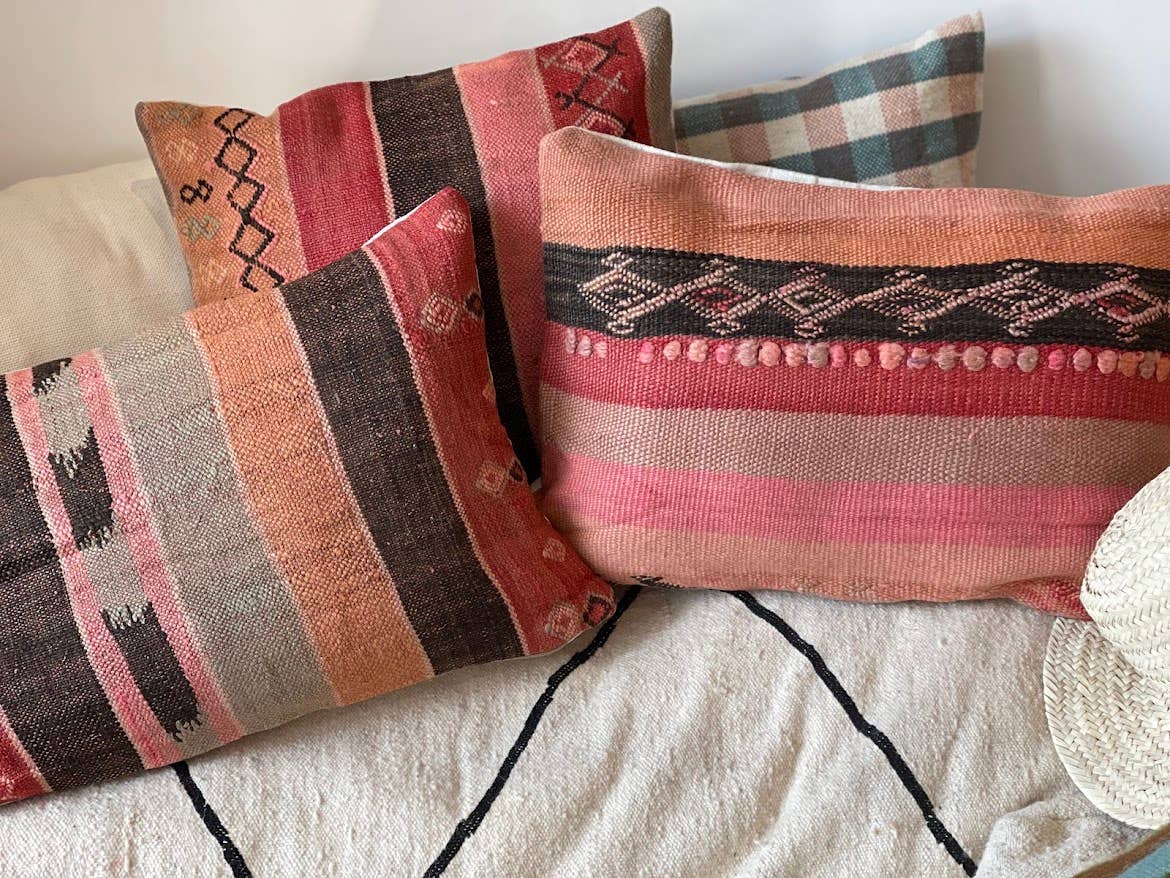 NOMAD BY LIV - Wholesale Throw Pillow Cover - Nomad by LIV -  handgemaakte Kilim Kussenhoezen, kleurrijk0