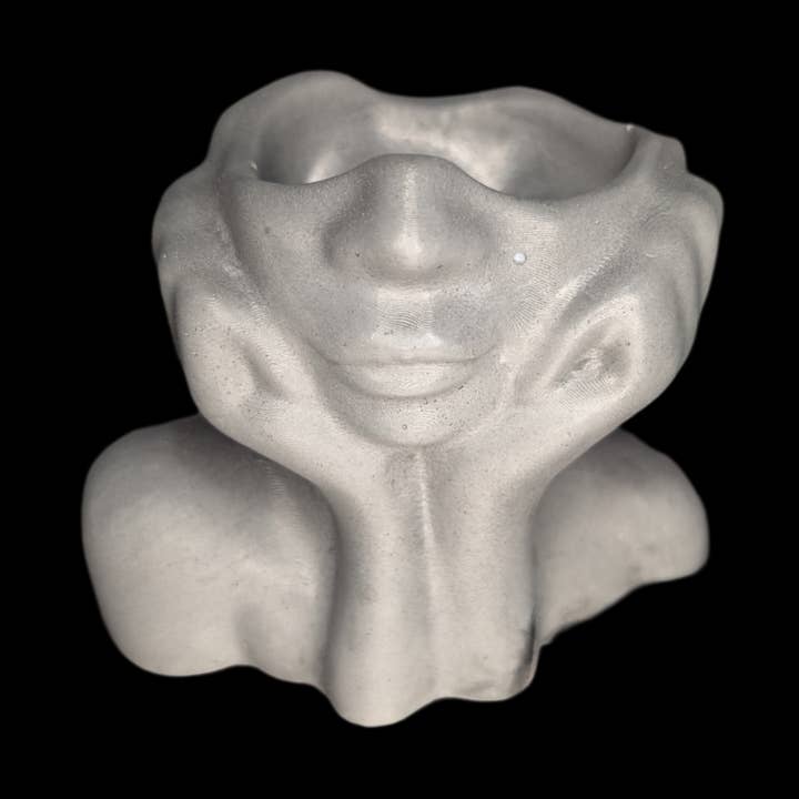 Modern Abstract Woman's Face/Bust Concrete Planter/Vase for wholesale by Renewthehalls