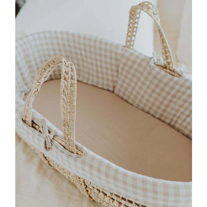 Manufacture des bébés français - Wholesale Bassinet - Baby - Bassinet vichy pebble