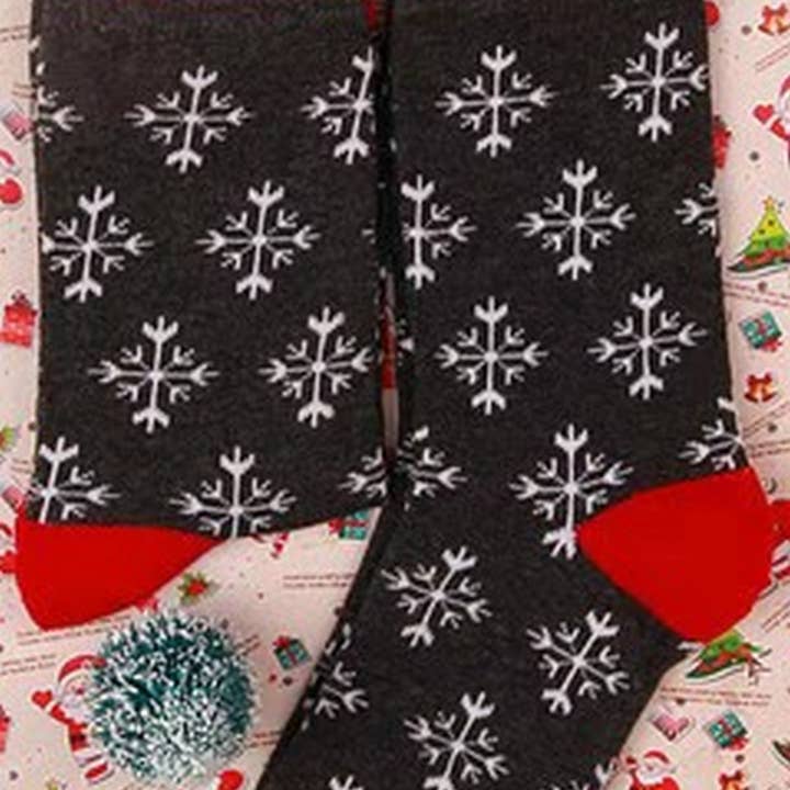 NINEXIS - Wholesale Socks - Unisex - CWMS03021_CHRISTMAS CREW SOCKS FOR MEN AND WOMEN GIFT14
