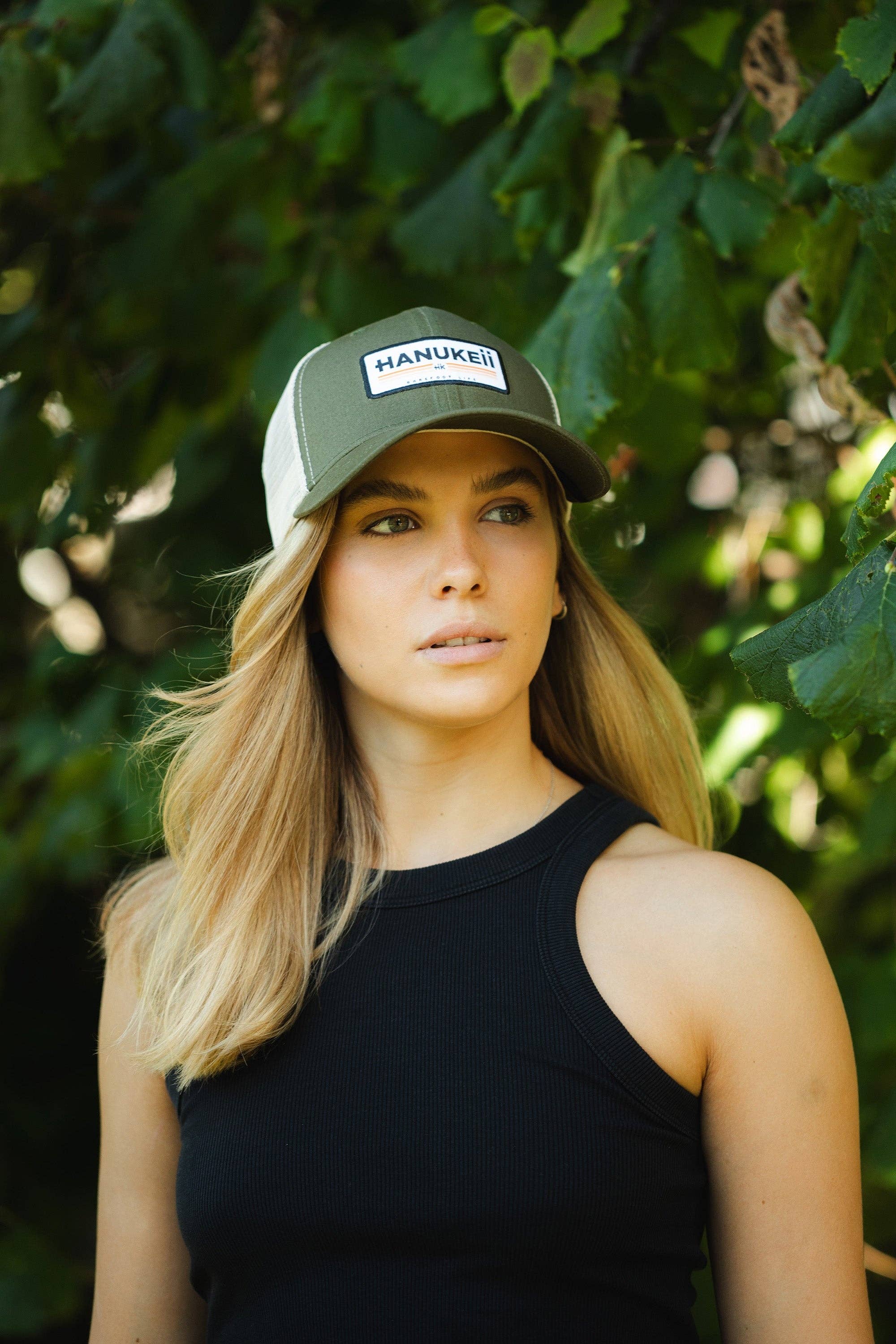 Indicom Brands - Wholesale Trucker Hat - Unisex - Barefoot Green / Beige6