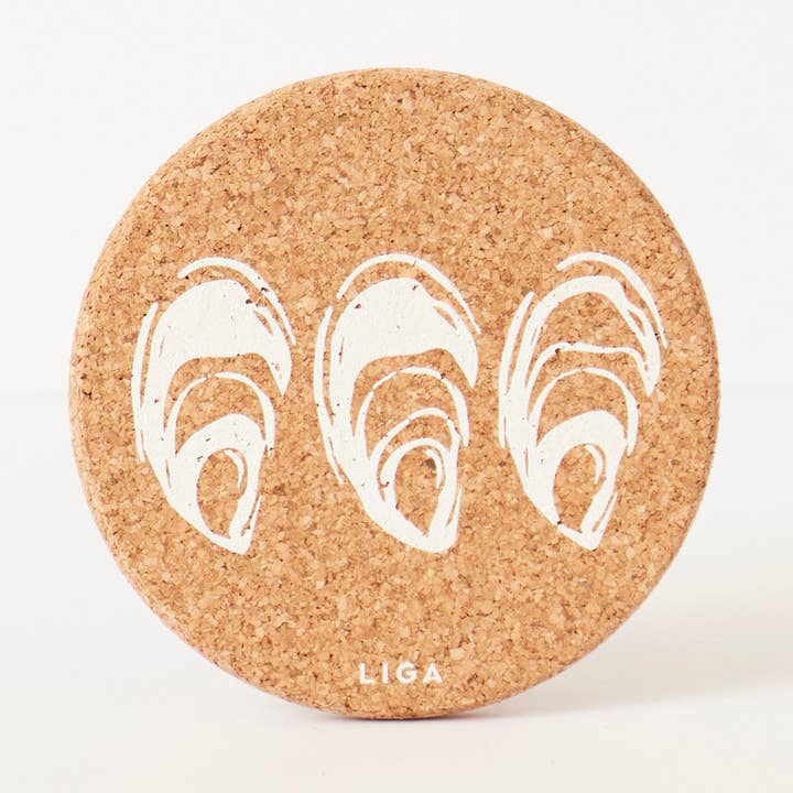 Cork Coasters | Oyster for wholesale by LIGA