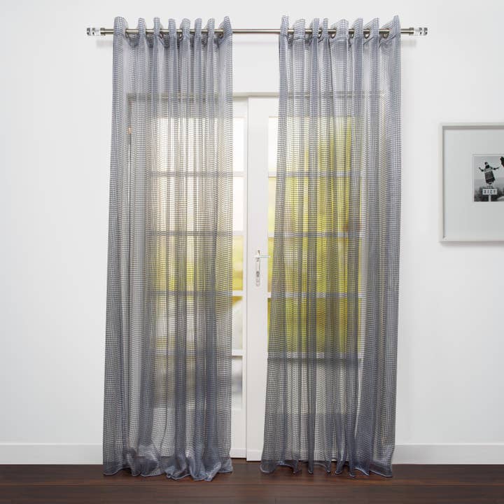 Alfa Jacquard Sheer Grommet Curtain for wholesale by Casa Mia